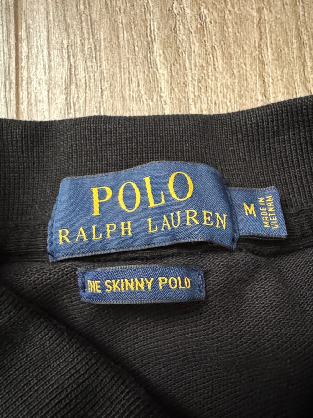 Polo Ralph Lauren Girl Unisex Black Polo with White Pony Logo - Kids Size 10/12